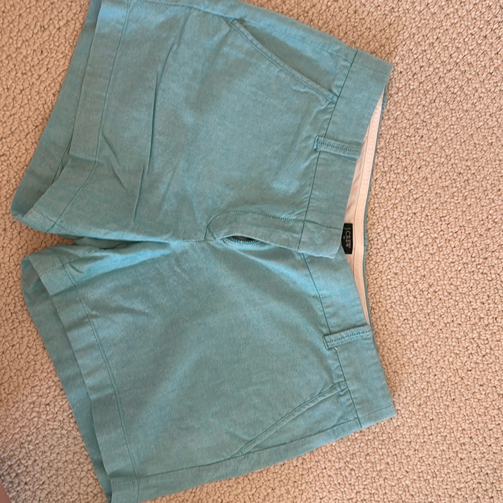 J.Crew size 10 teal shorts